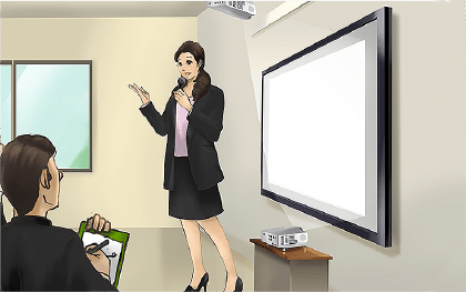 短焦点対応アルミフレームスクリーン