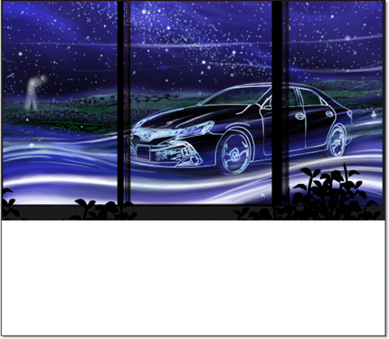 プロジェクタースクリーン使用例3